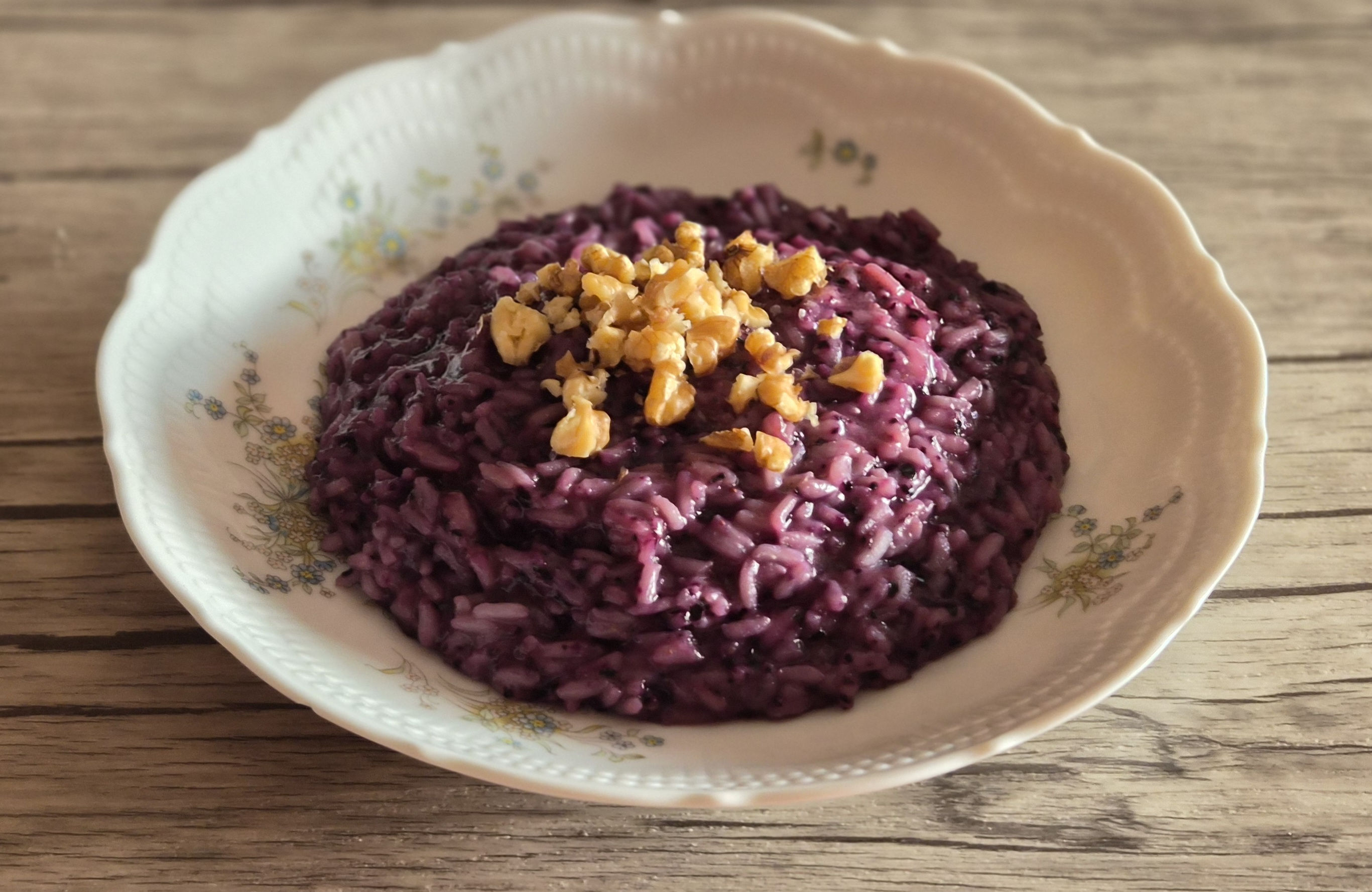 Risotto ai mirtilli